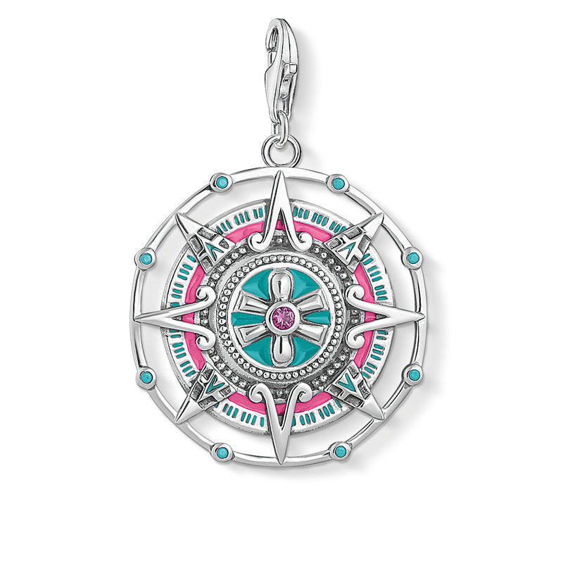 Thomas Sabo Silver Mayan Calendar Charm Y0049-340-7