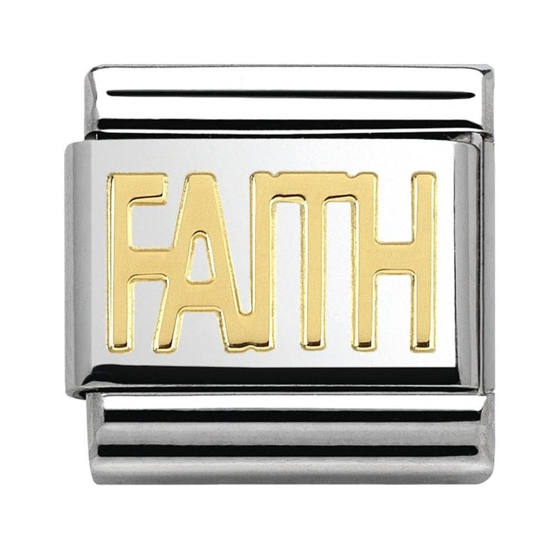 Nomination CLASSIC Gold Faith Charm 030107/28