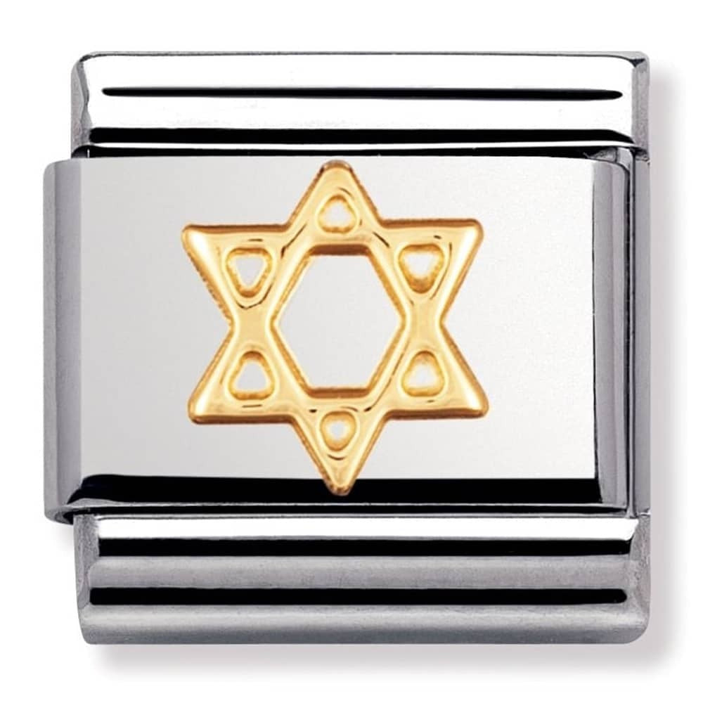 NOMINATION Gold Star of David Charm 030105 05