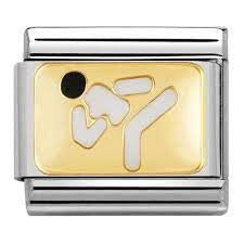 Nomination Enamel Gold Karate Charm 030287-05