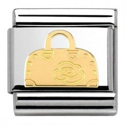 Nomination Gold Madame Monsieur Bag Charm 030162/16