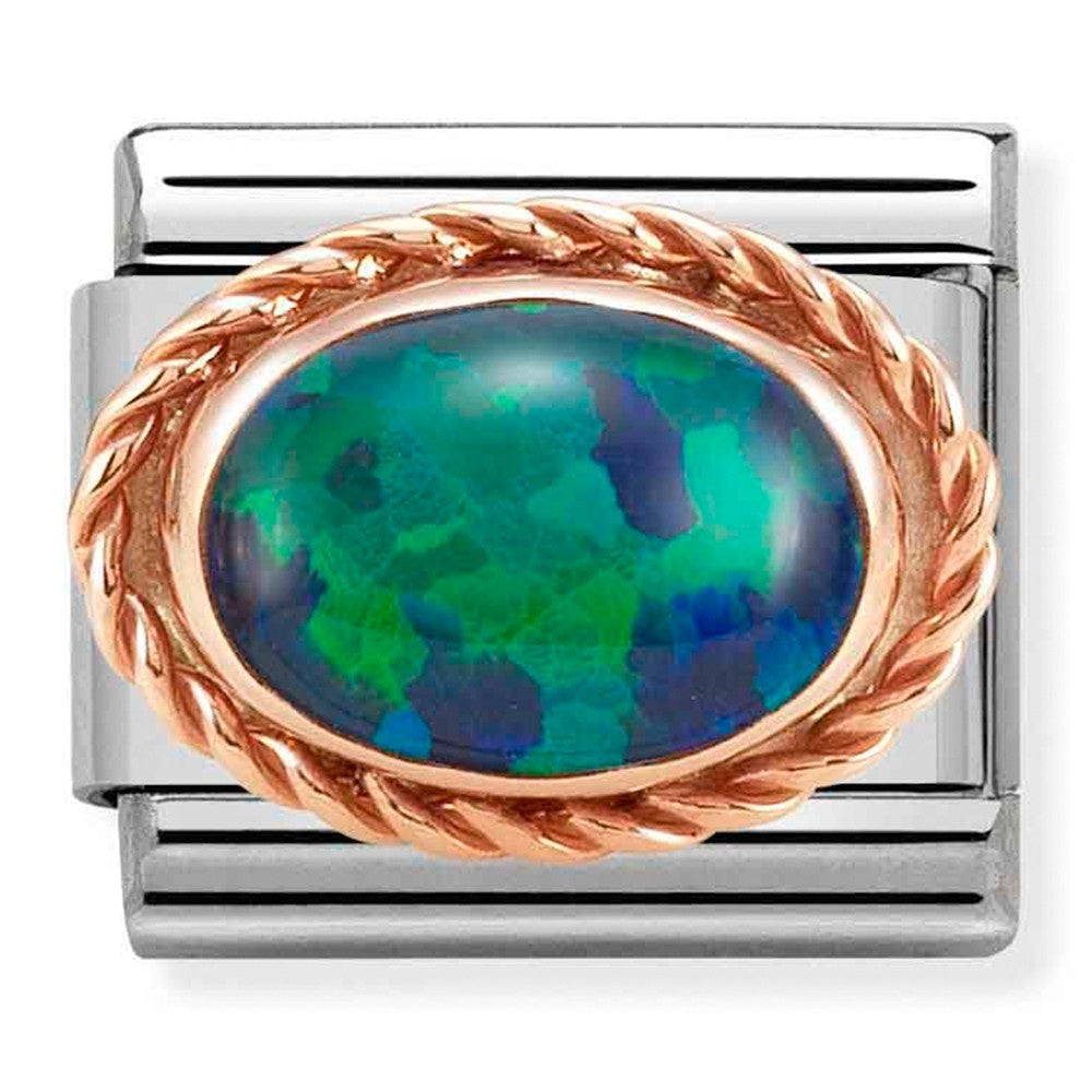 NOMINATION Charm RG Green Opal 430507-26