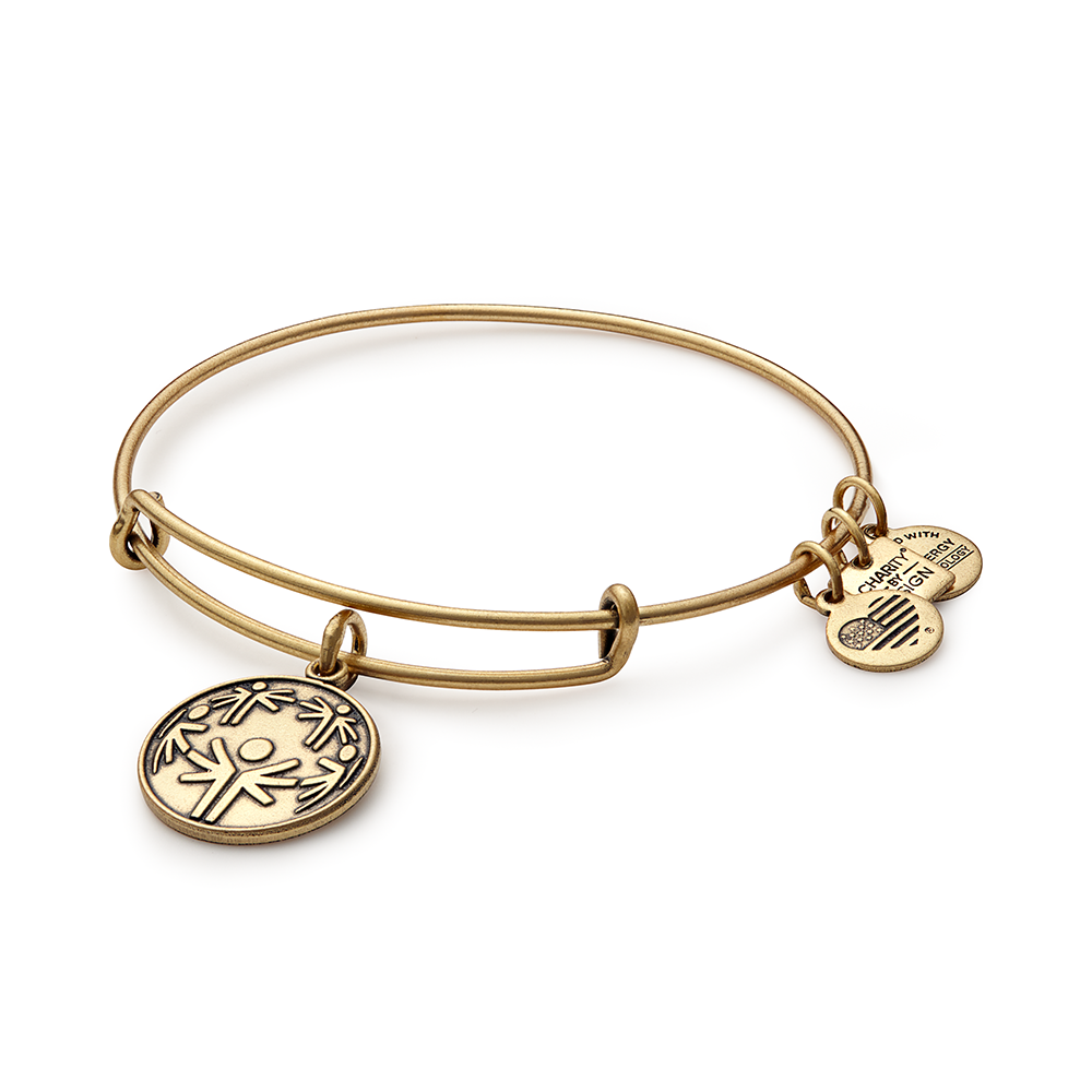 ALEX AND ANI Charity by Design Power of Unity Bangle Bracelet CBD14POURG