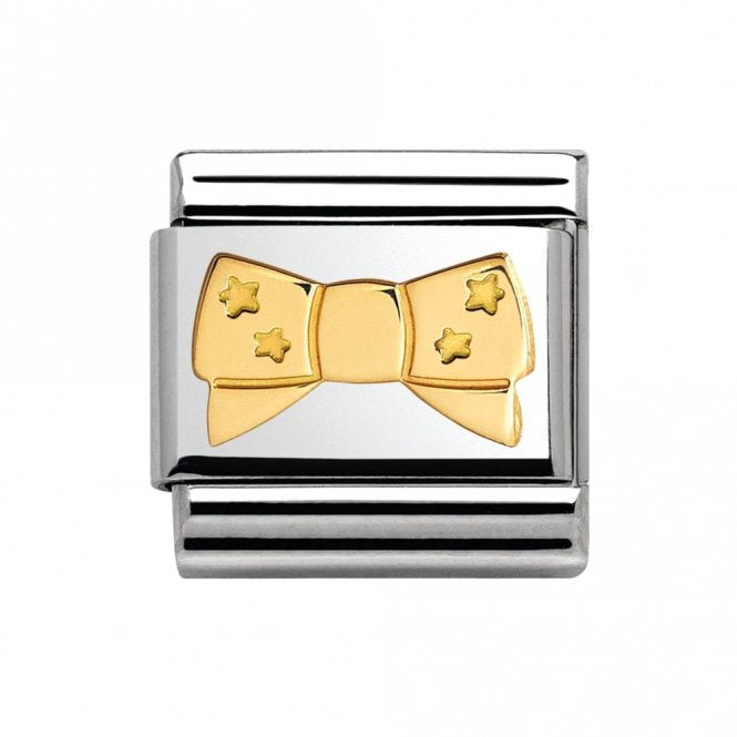Nomination Gold Madame Monsieur Star Bow Charm 030162/23