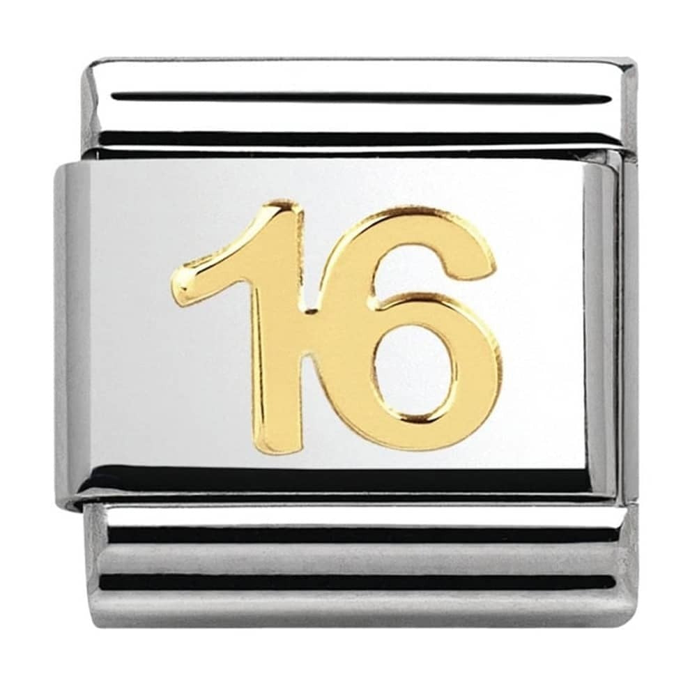 NOMINATION Gold 16 charm 030109-35