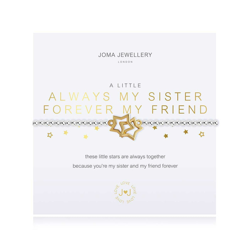 Joma A Little Always My Sister, Forever my Friend Bracelet 3795