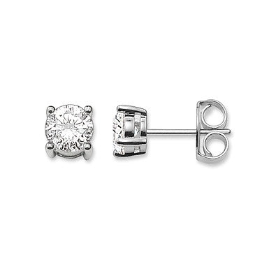 Thomas Sabo Clear Stud Earrings H1739-051-14