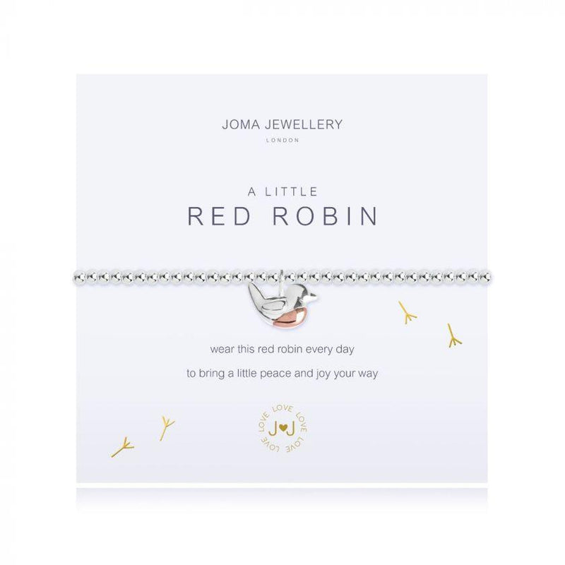 Joma Jewellery 2659 'A Little Red Robin' Bracelet