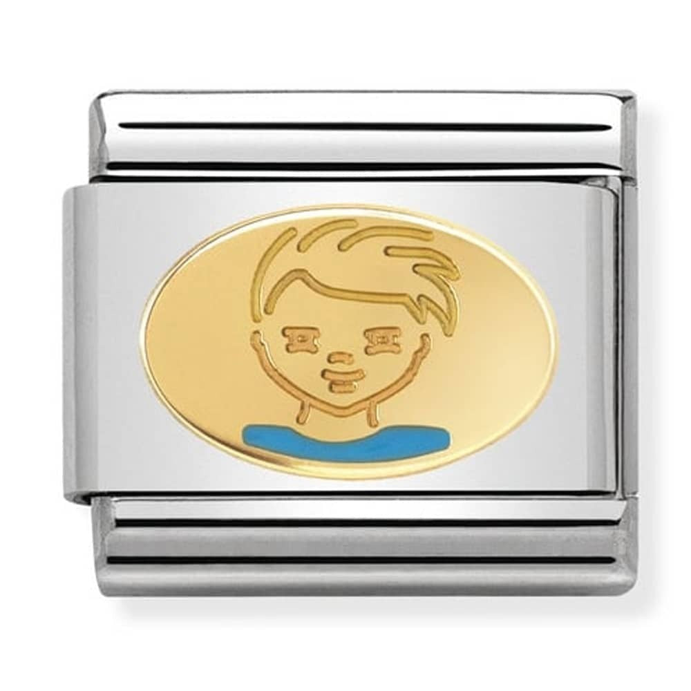 NOMINATION Gold Little Boy Charm 030242-36