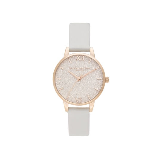 Olivia Burton Glitter Dial Vegan Blush & Pale Rose Gold OB16GD50