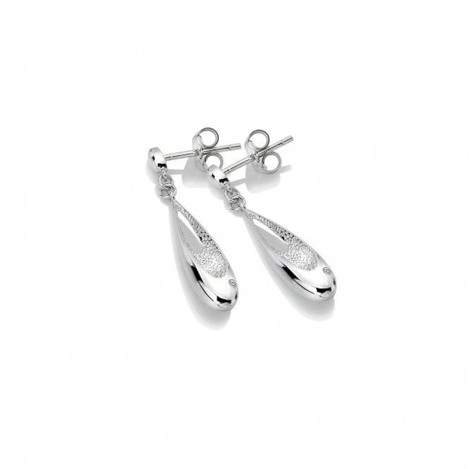 Hot Diamonds Quest Teardrop Earrings Silver DE648