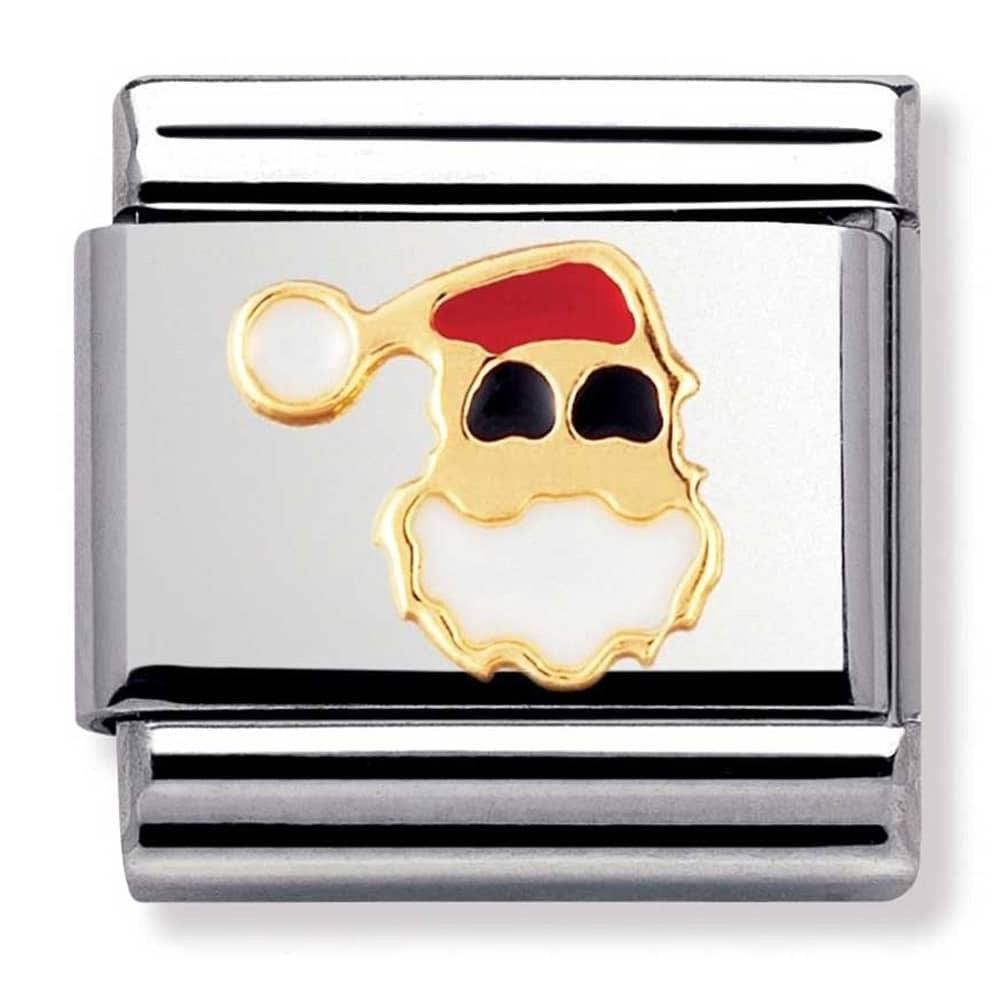 NOMINATION Gold Santa Face Charm 030225-09