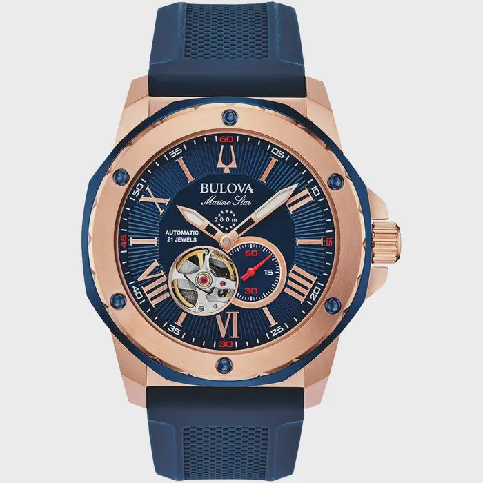 Bulova Gents Marine Star Automatic Watch 98A227