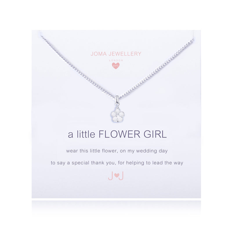 Joma Jewellery Children's A Little 'Flower Girl' Necklace C052