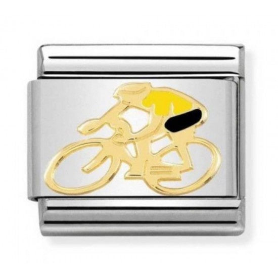 Nomination Gold Cyclist Yellow Charm 030259-13