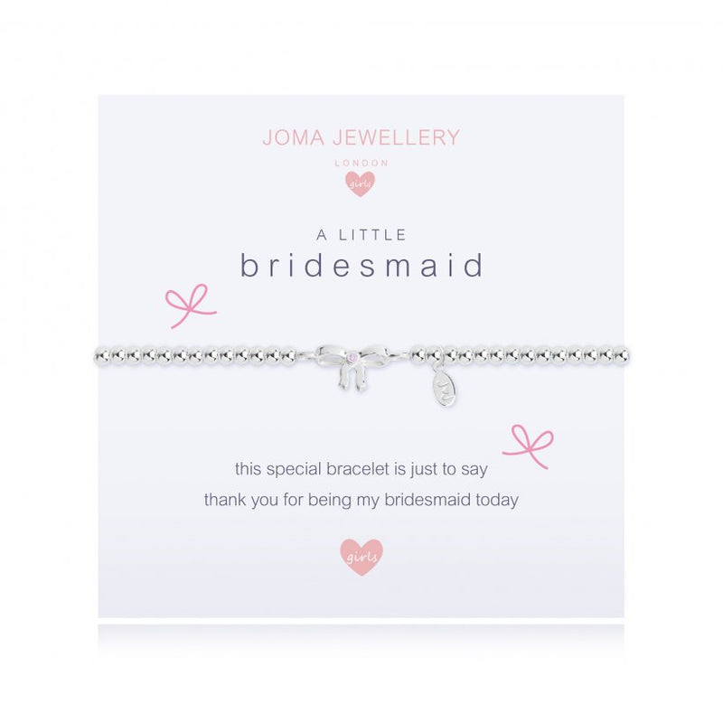 Joma Jewellery Children's A Little Bridesmaid Bracelet C403