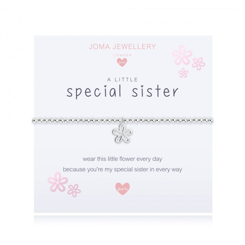 Joma Jewellery Children's A Little Special Sister Bracelet C447