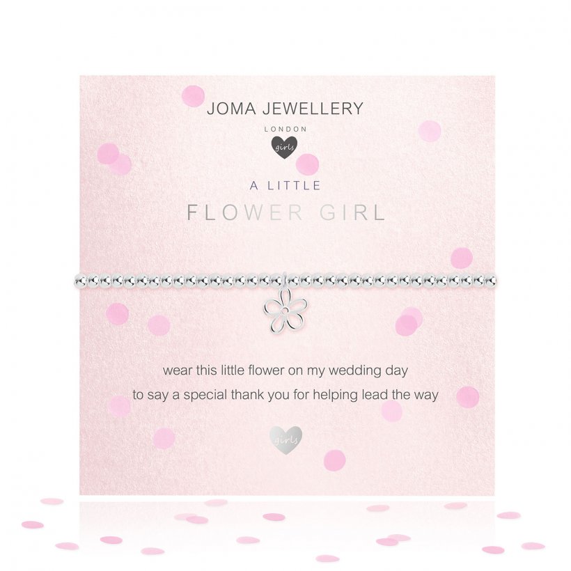 Joma Jewellery Girls A Little Flower Girl Bracelet C468