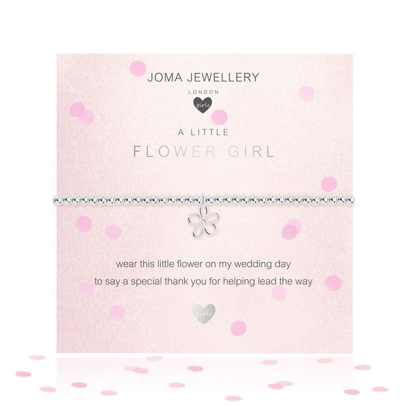 Joma Jewellery Girls A Little Flower Girl Bracelet C468
