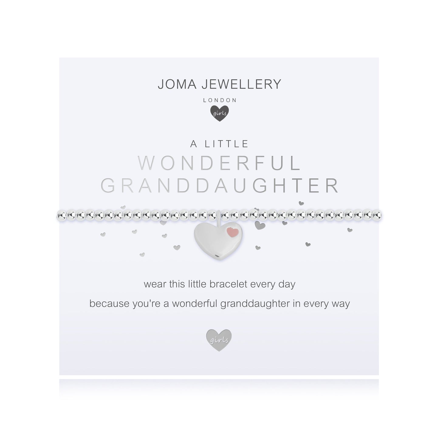 Joma Childrens A Little Wonderful Granddaughter Bracelet C497