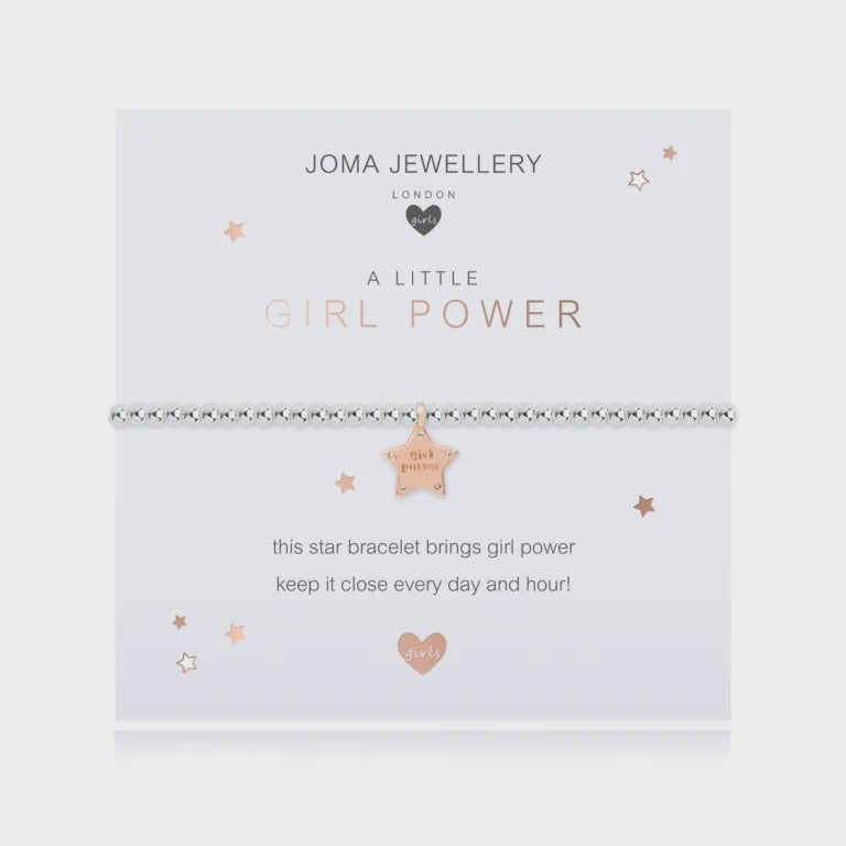 Joma Jewellery Children's A Little Girl Power Bracelet C521