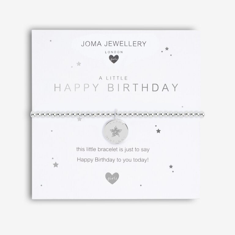 Joma Childrens A Little Happy Birthday Bracelet C533