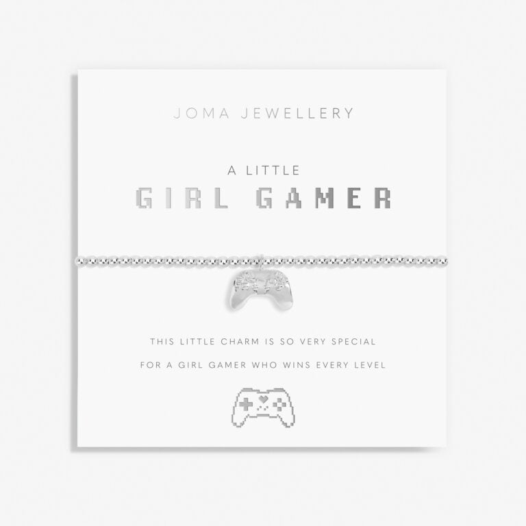 Joma Jewellery Children's A Little 'Girl Gamer' Bracelet C679