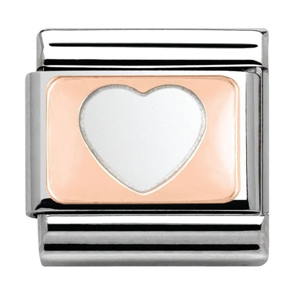 NOMINATION Charm Rose Gold Heart 430101-08