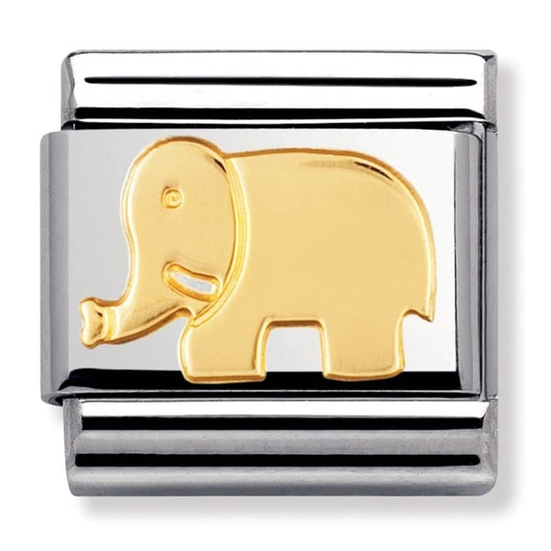 Nomination Gold Elephant Charm 030112-08