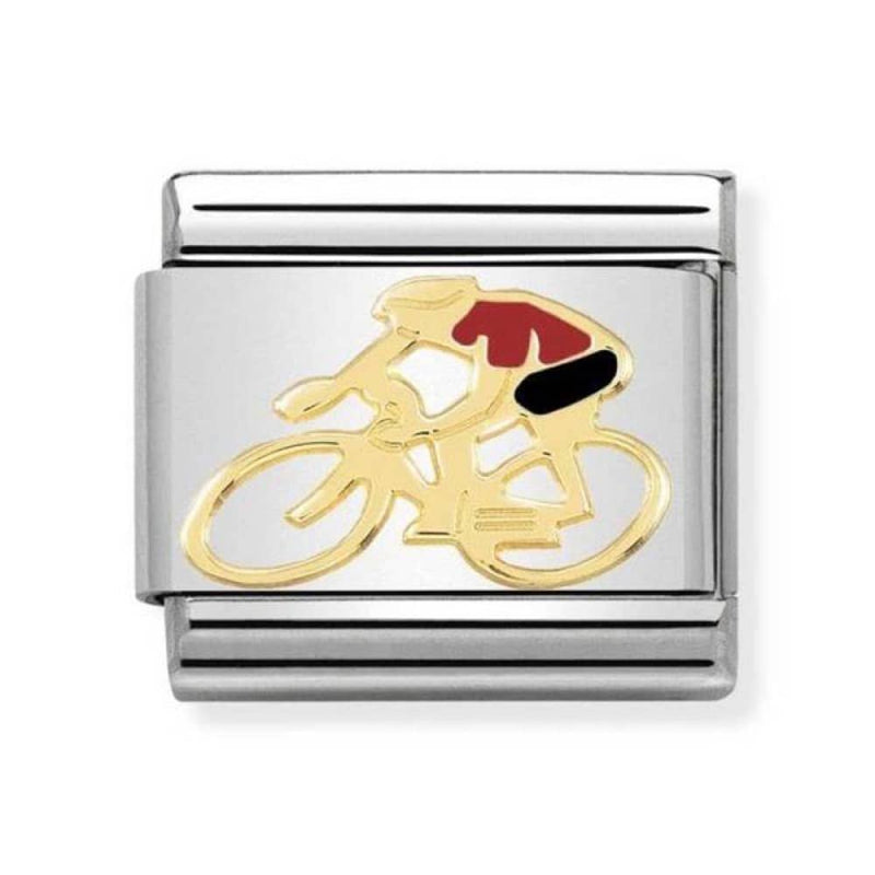 Nomination Gold Cyclist Red Charm 030259-14