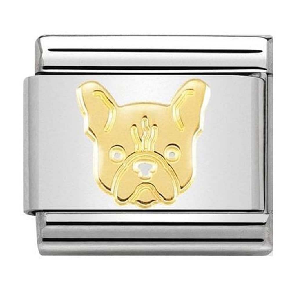 NOMINATION Gold French Bulldog Charm 030162-54