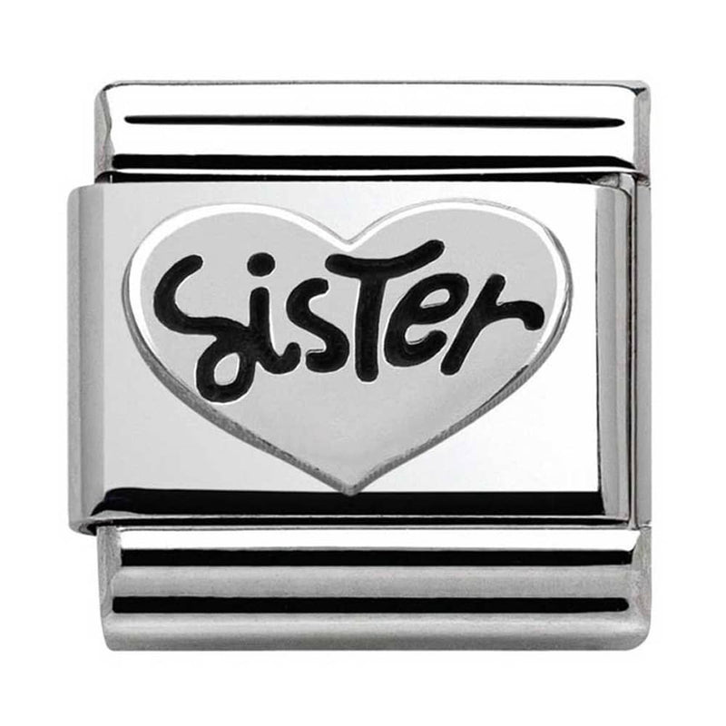 Nomination Charm Sister Heart Charm 330101-11