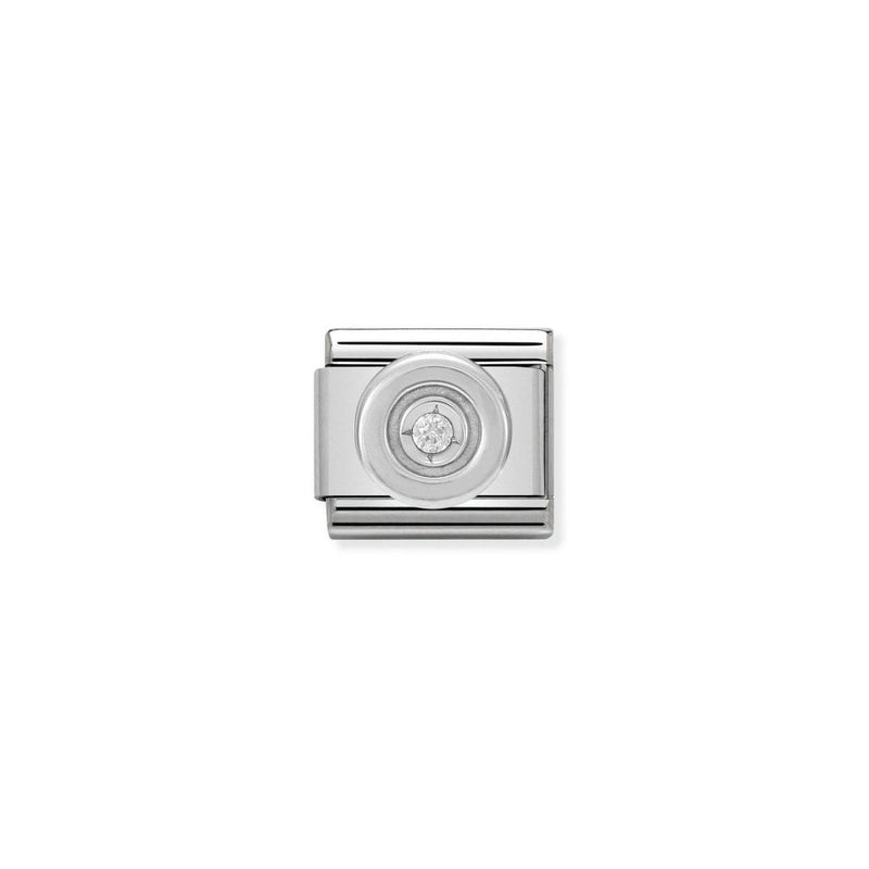Nomination CLASSIC Silvershine Cubic Zirconia Circle Charm 330303/01