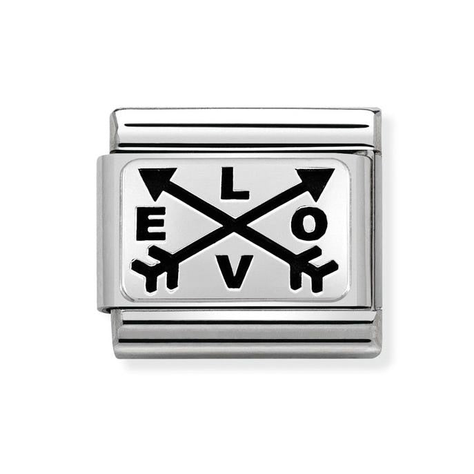 NOMINATION Double Arrow Love Charm 330109-41
