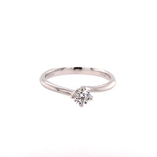 Platinum Solitaire Diamond Ring ASM1512