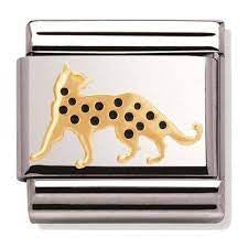 Nomination Gold Leopard Charm 030248-16