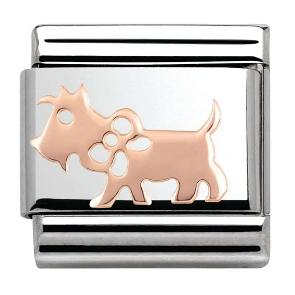 NOMINATION Gold Dog Charm 430104-10