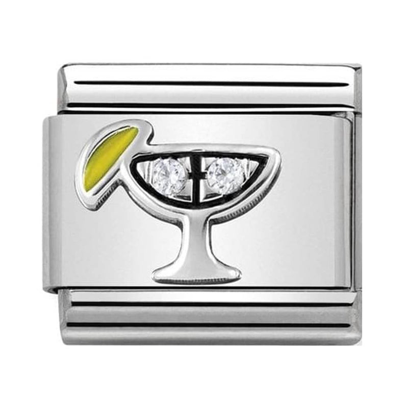 Nomination Cocktail White CZ Charm 330304-30