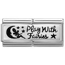 NOMINATION Double Play Fairies Charm 330710-22
