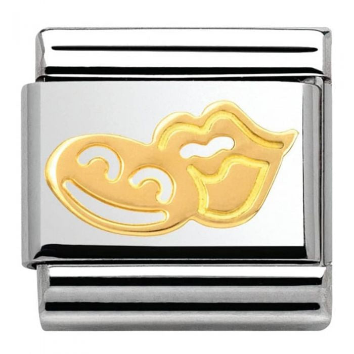 NOMINATION Ladies 18K Gold Mouth And Smile Charm 030161/08