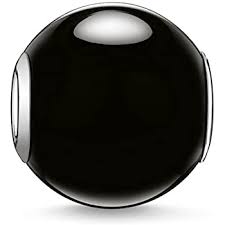 Thomas Sabo Silver Black Obsidian K0002-023-11