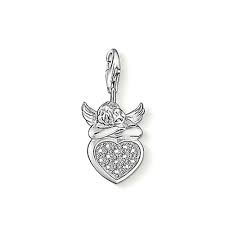 Thomas Sabo Charm Putto on Stone Heart 0283-051-14