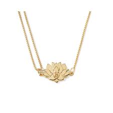 ALEX AND ANI Lotus Peace Petals Gold Plated Pull Chain Necklace PC14SPN04G