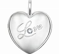 Thomas Sabo Sweet Diamond Large 'Love' Heart Pendant SD_PE0017-153-14