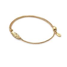 ALEX AND ANI Womens Precious II Collection Feather Adjustable Bracelet PC14SPB03G