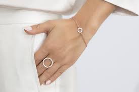 Sif Jakobs Ladies Rose Gold-Plated Biella Grande Ring SJ-R3120-CZ-RG-/56