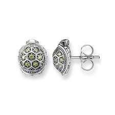 Thomas Sabo Glam and Soul Silver Turtle Earrings H1897-691-34