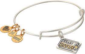 ALEX AND ANI CLASS OF 2018 SILVER CHARM BANGLE - A18EB03TTRS