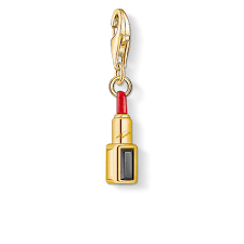 Thomas Sabo Yellow Gold Red Lipstick Charm 1750-565-7