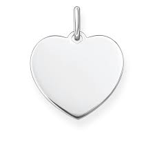 Thomas Sabo Silver Love Coin Heart Pendant LBPE0017-001-12